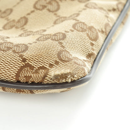 Gucci Monogram Web Small Flat Messenger Bag Brown 8 of 9