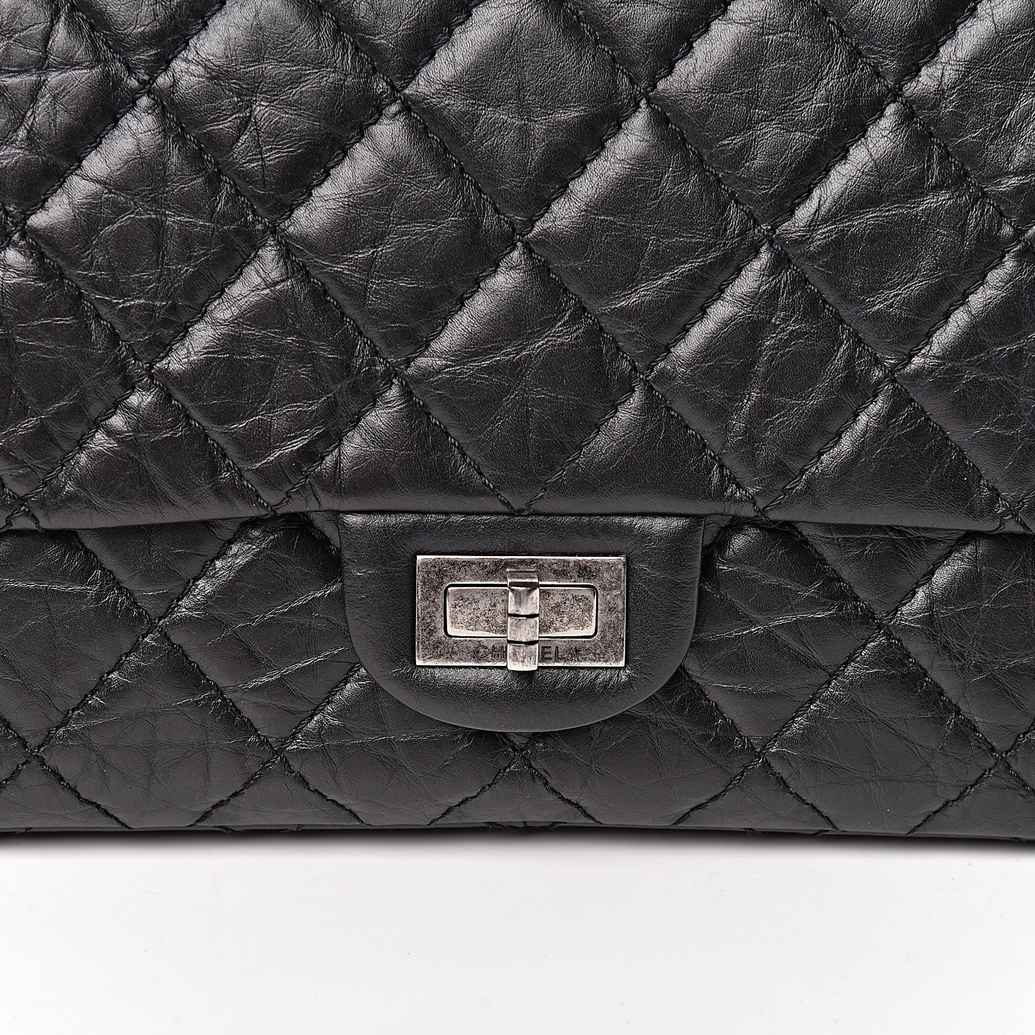 Chanel Aged Calfskin Quilted 2.55 Reissue 226 Flap Black 10 of 10