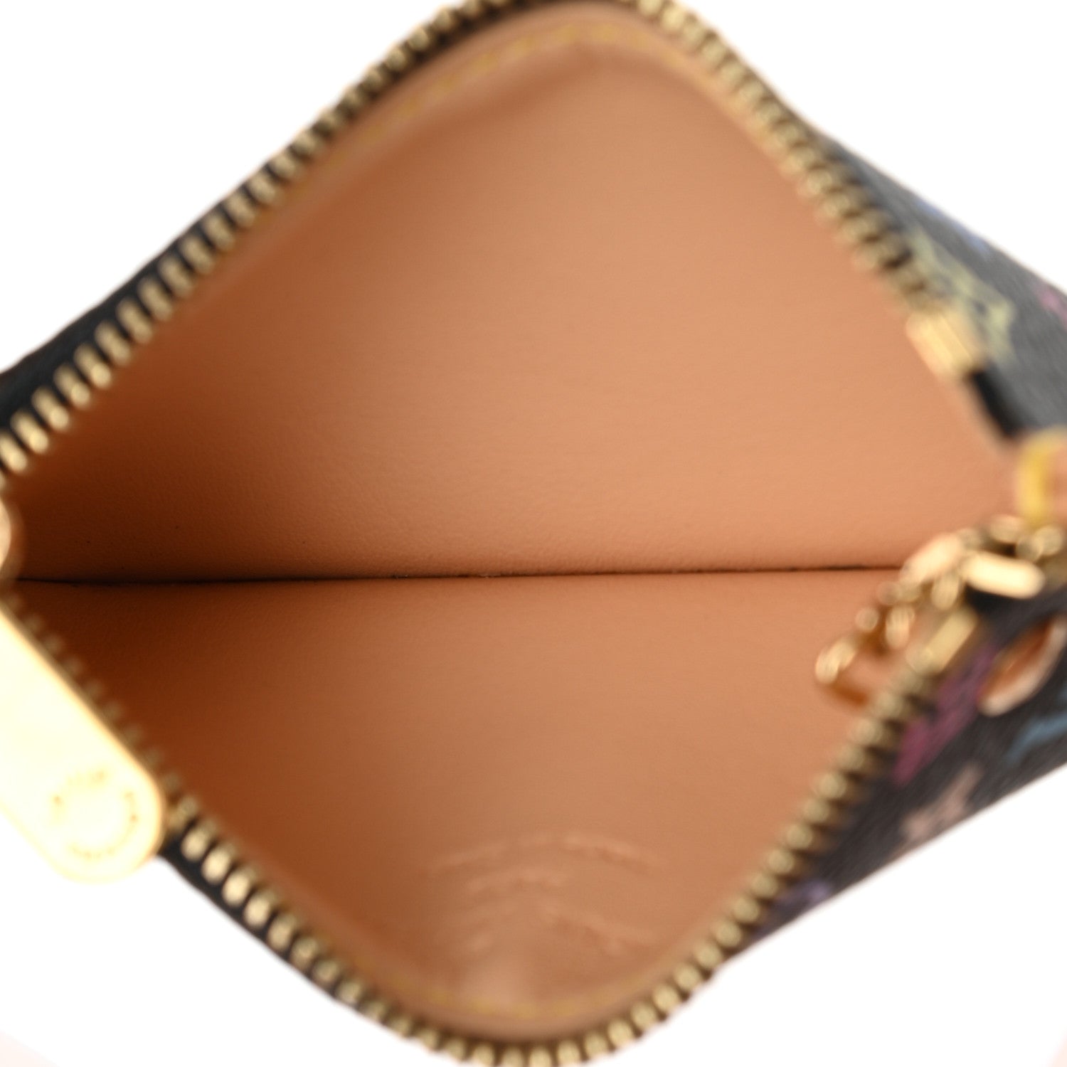 Louis Vuitton Monogram Multicolor Key Pouch Black 5 of 9