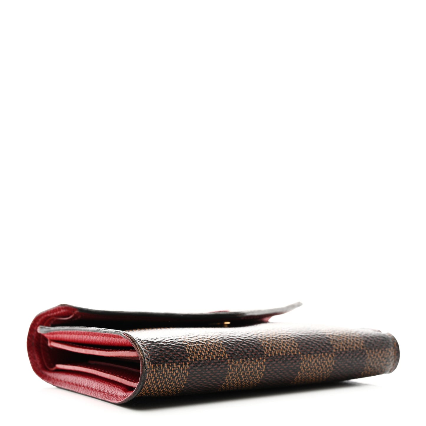 Damier Ebene Victorine Wallet Red