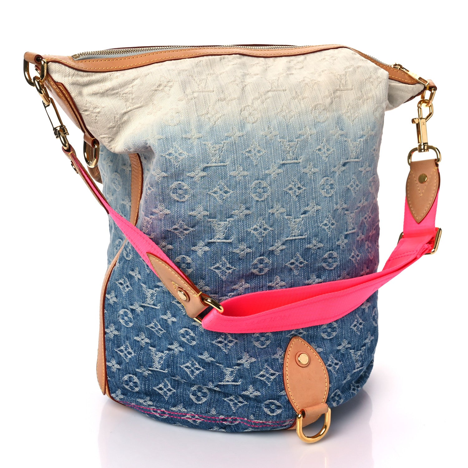 Louis Vuitton Denim Sunburst PM Messenger Blue 3 of 8