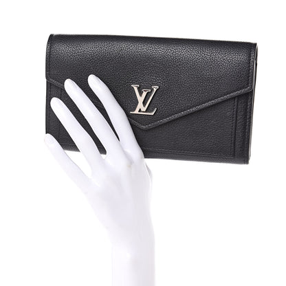 Louis Vuitton Soft Calfskin My Lockme Wallet Black 2 of 11