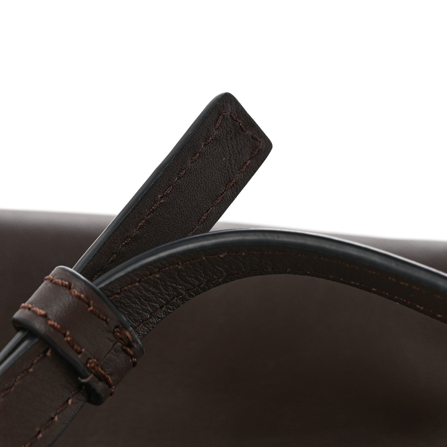 Loewe Calfskin Mini Flamenco Knot Bag Chocolate 12 of 14