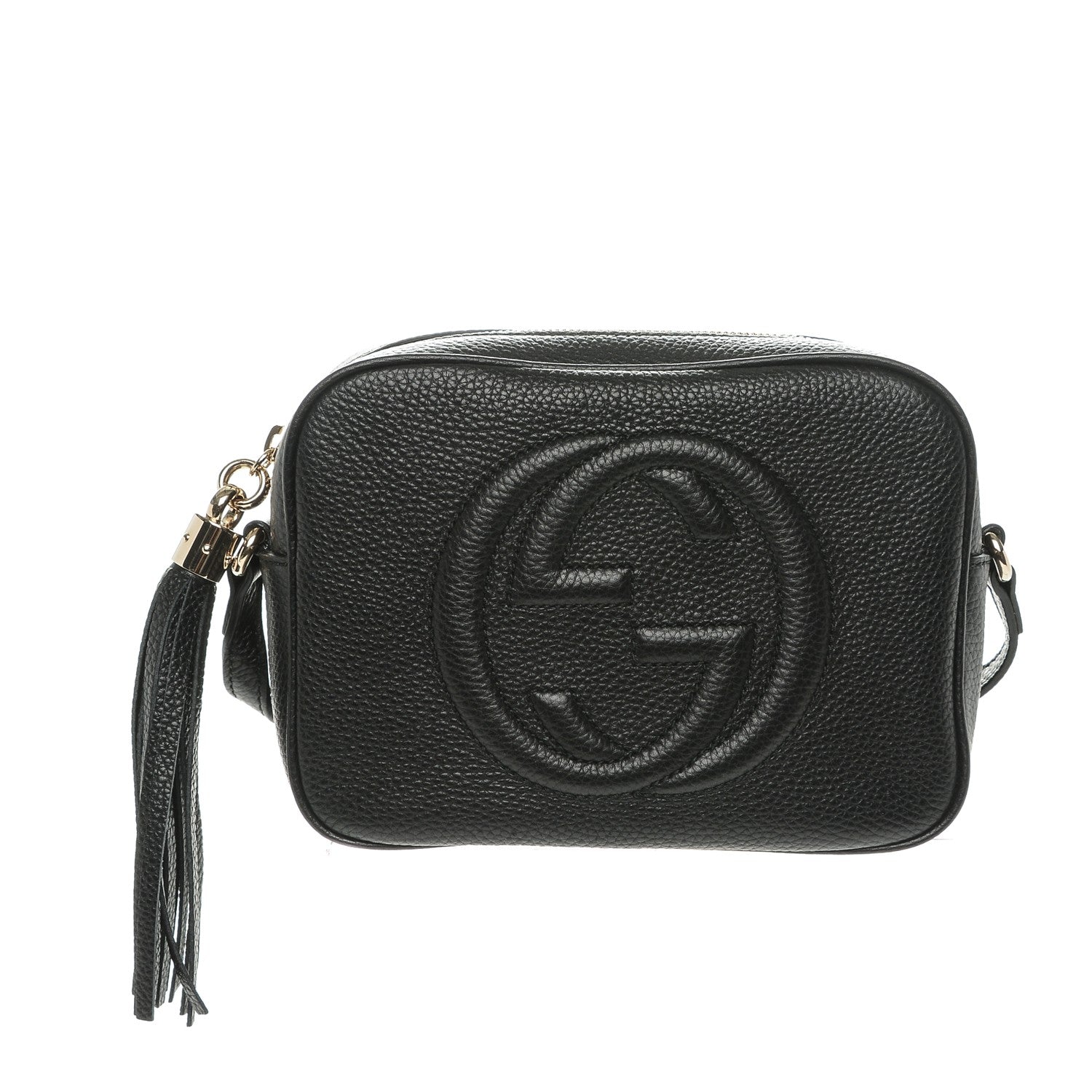 Gucci Pebbled Calfskin Small Soho Disco Bag Black 1 of 7