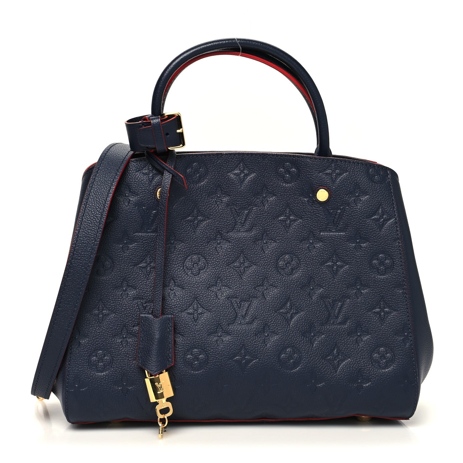 Louis Vuitton Empreinte Montaigne MM Marine Rouge 1 of 10