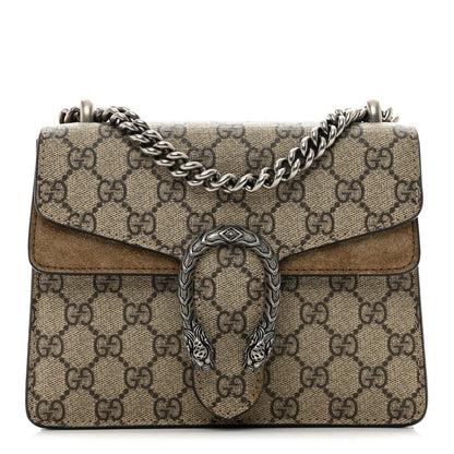 Gucci GG Supreme Monogram Mini Dionysus Shoulder Bag Taupe 1 of 12
