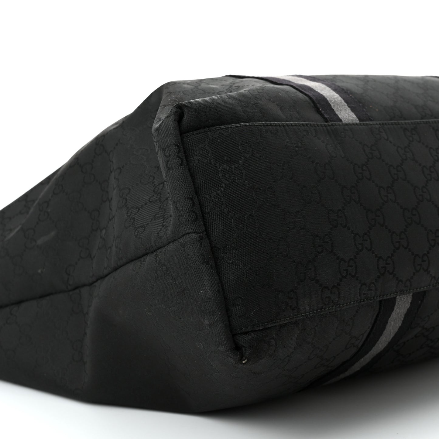 Nylon Monogram Tote Black