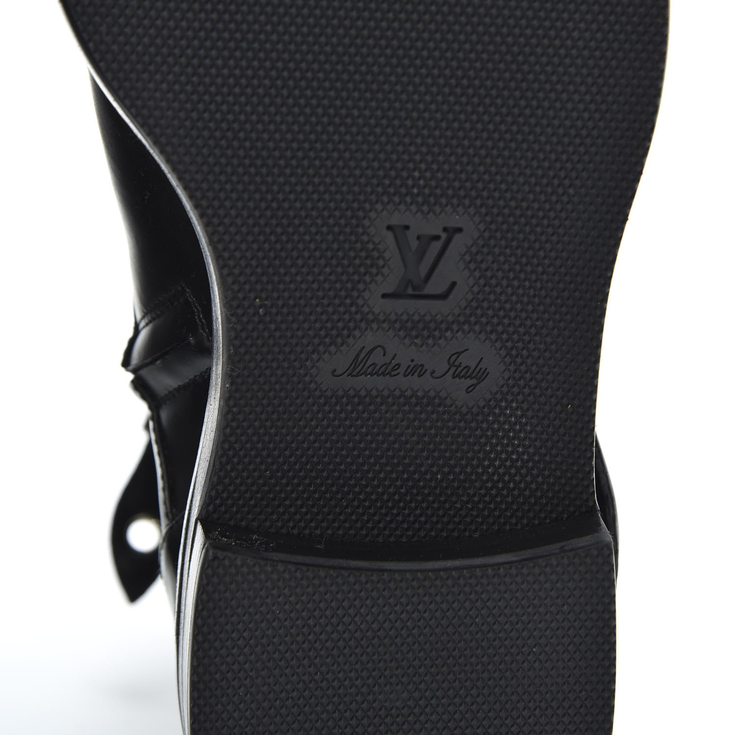 Louis Vuitton Calfskin Valley Flat Ankle Boots 35 Black 9 of 10