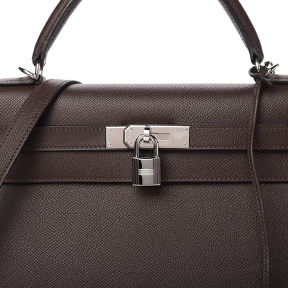 Hermes Epsom Kelly Sellier 32 Chocolate 10 of 10