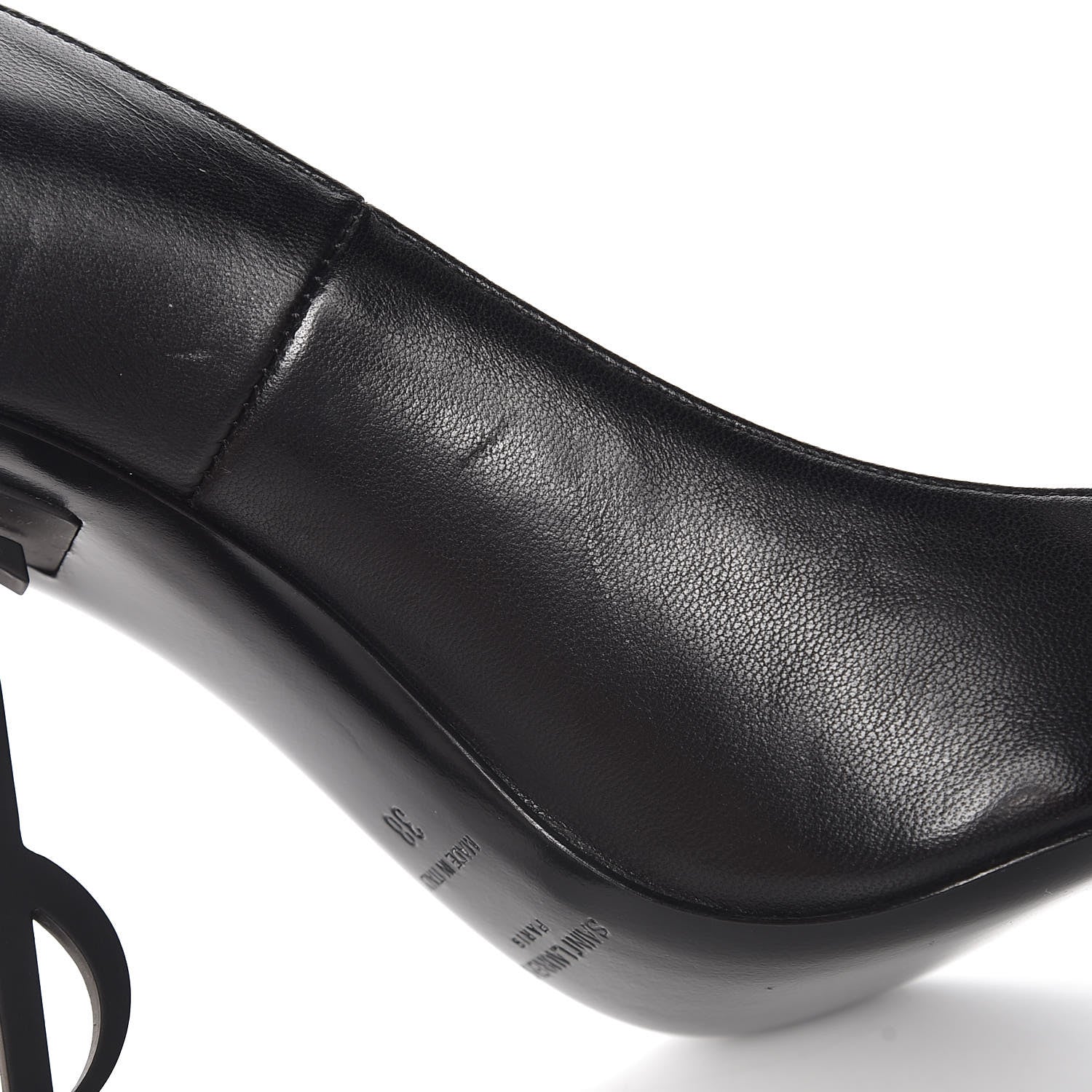 Saint Laurent Nappa Opyum 110 Pumps 38 Black 8 of 14