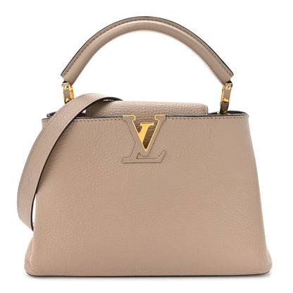 Louis Vuitton Taurillon Capucines BB Galet 1 of 14
