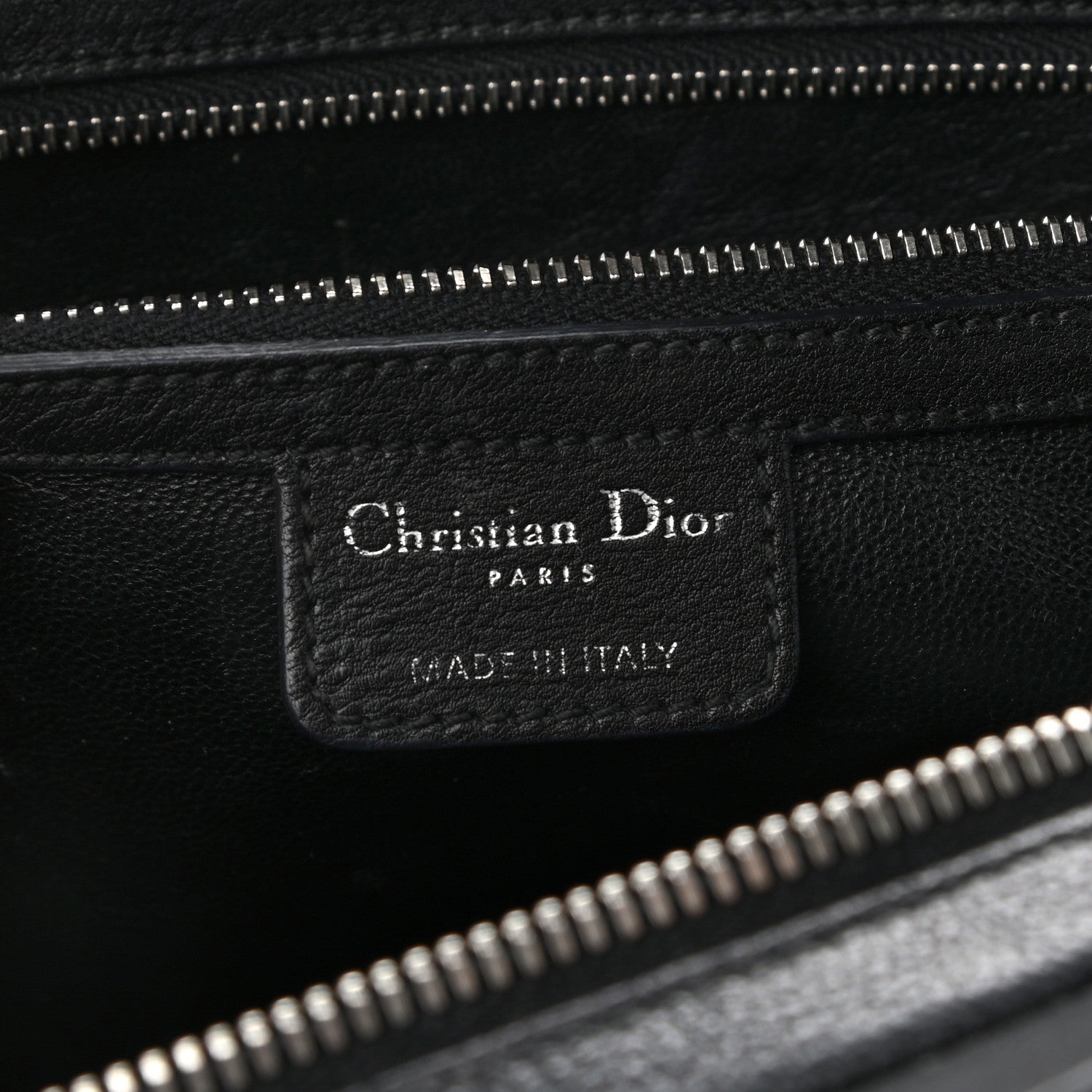 Christian Dior Calfskin My Dior Satchel Black 5 of 9