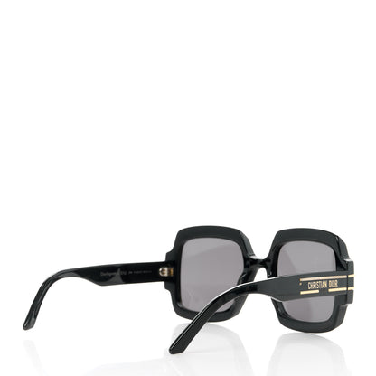 Christian Dior Acetate Diorsignature S1U Square Sunglasses Black 4 of 10