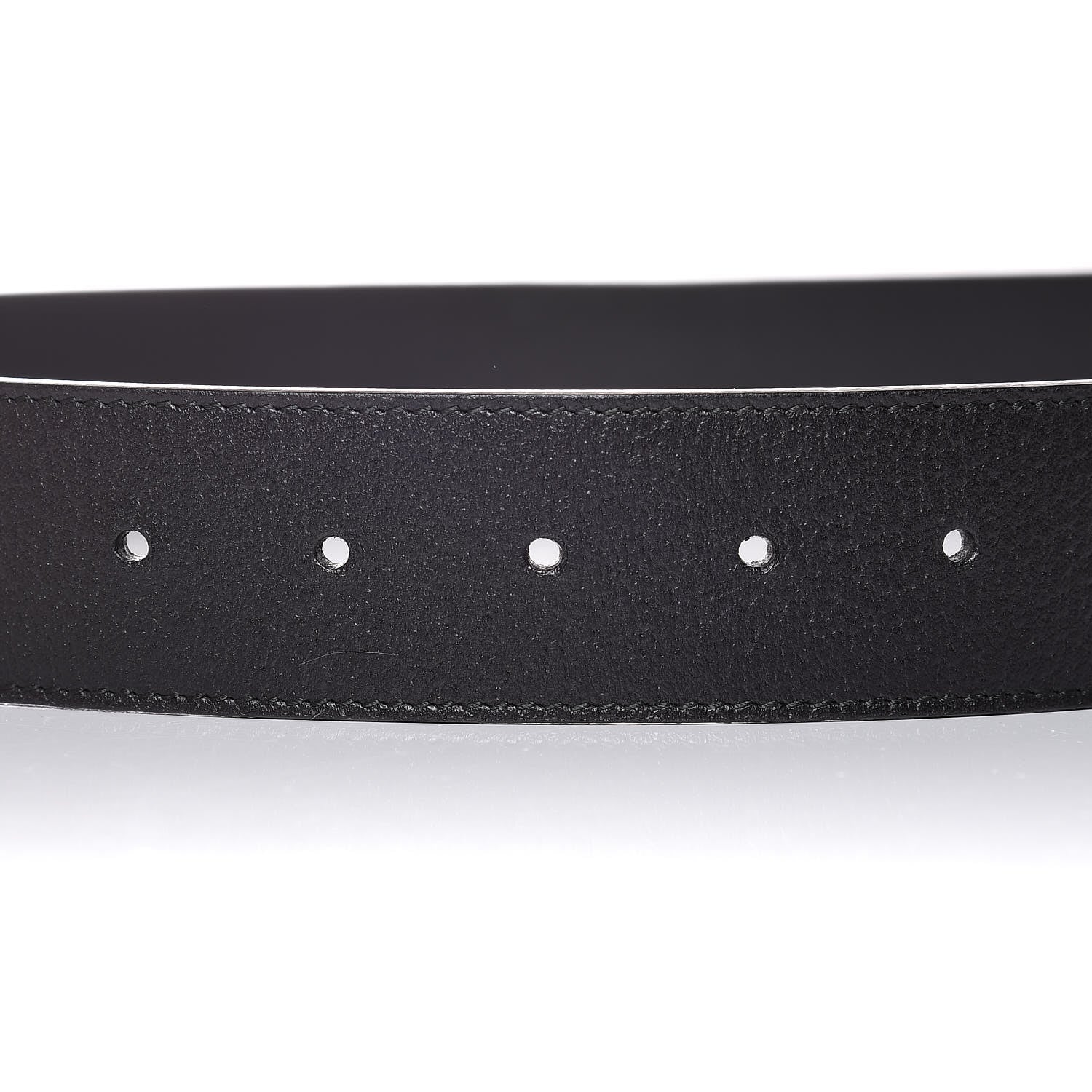 Gucci Textured Calfskin Double G 40mm Belt 100 40 Black 6 of 6