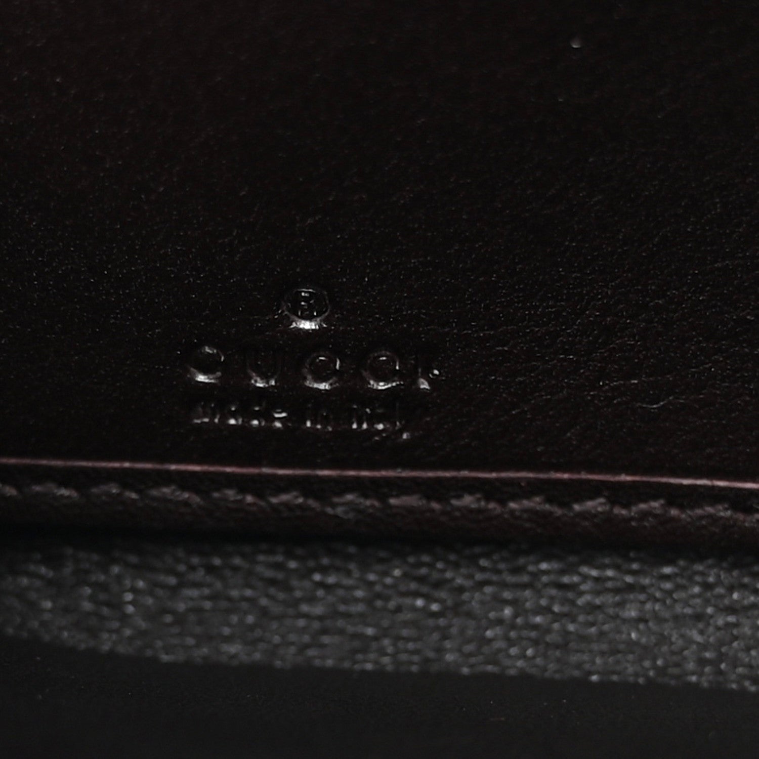 Gucci Guccissima GG Pierce Zip Around Wallet Dark Brown 6 of 13