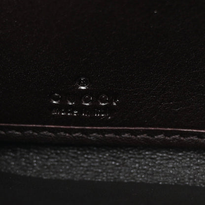 Gucci Guccissima GG Pierce Zip Around Wallet Dark Brown 6 of 13
