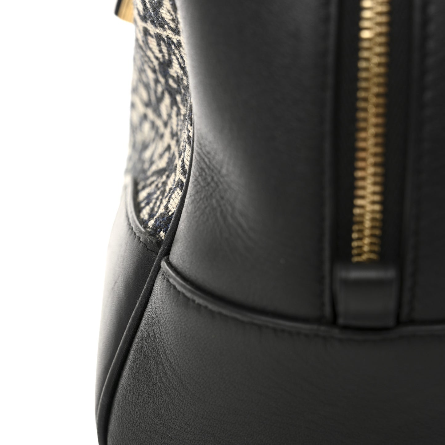 Jacquard Anagram Calfskin Amazona 28 Black Navy