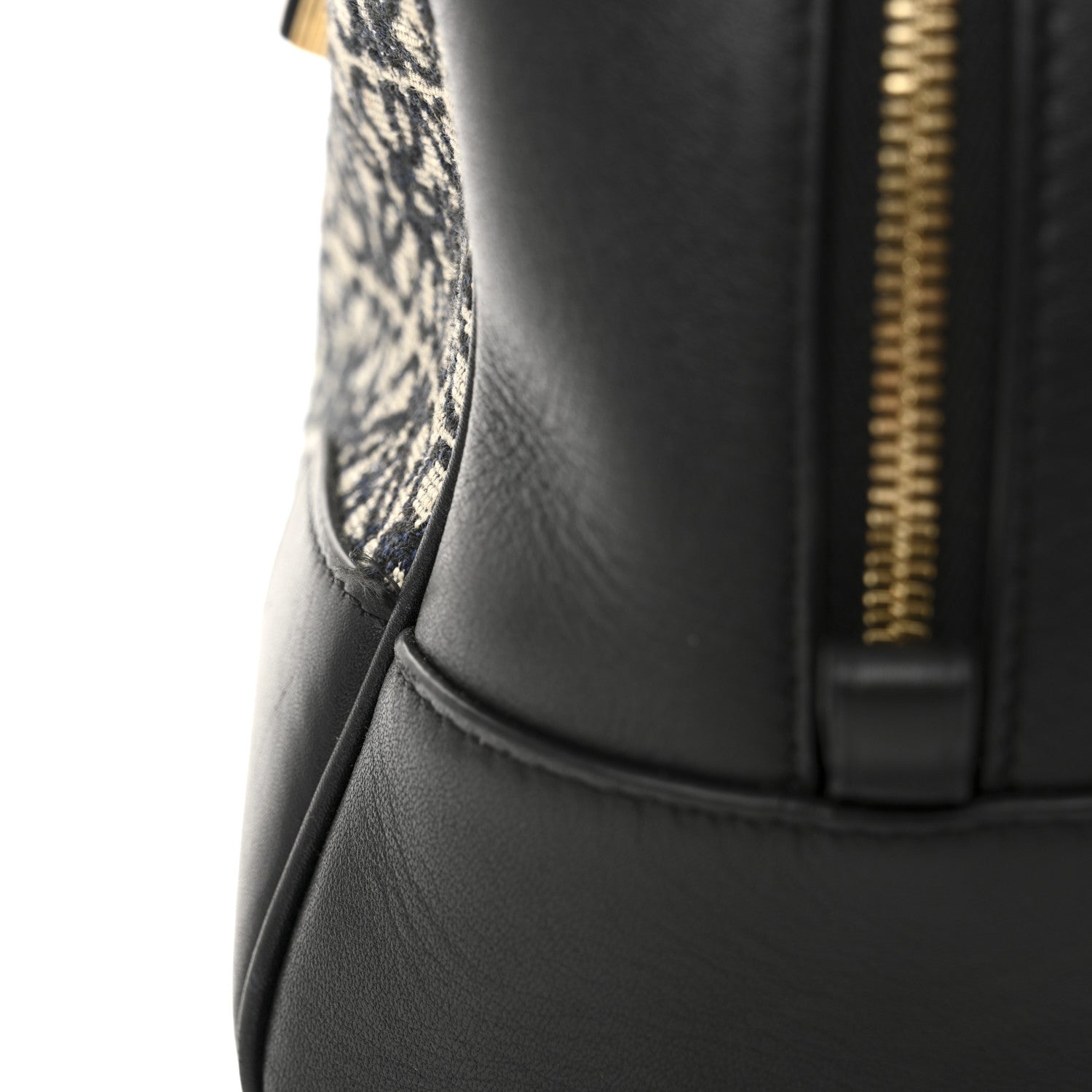Loewe Jacquard Anagram Calfskin Amazona 28 Black Navy 12 of 12
