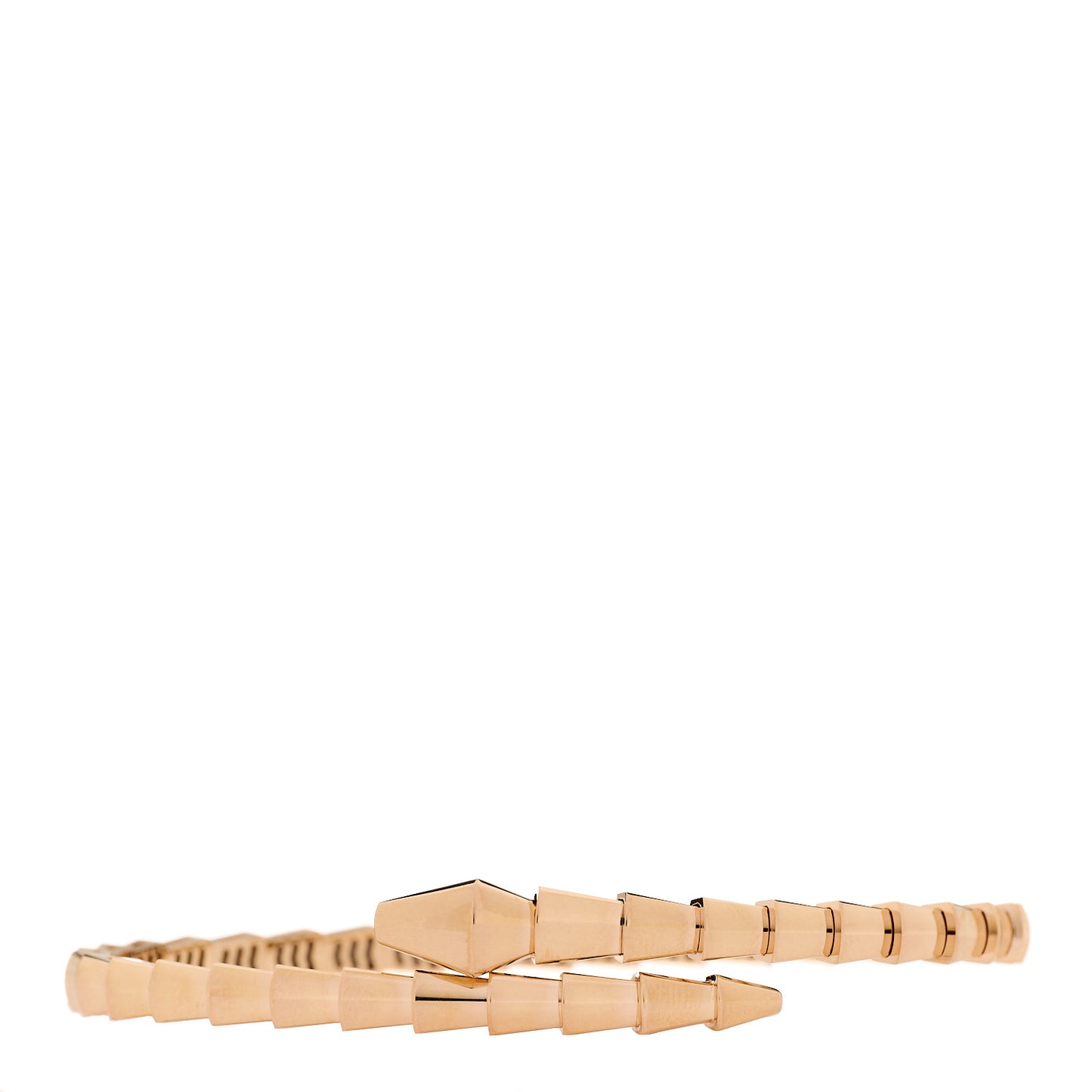 18K Rose Gold Serpenti Viper Bracelet L