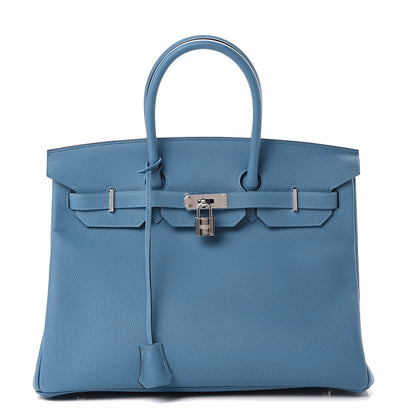 Hermes Togo Birkin 35 Azur 1 of 11