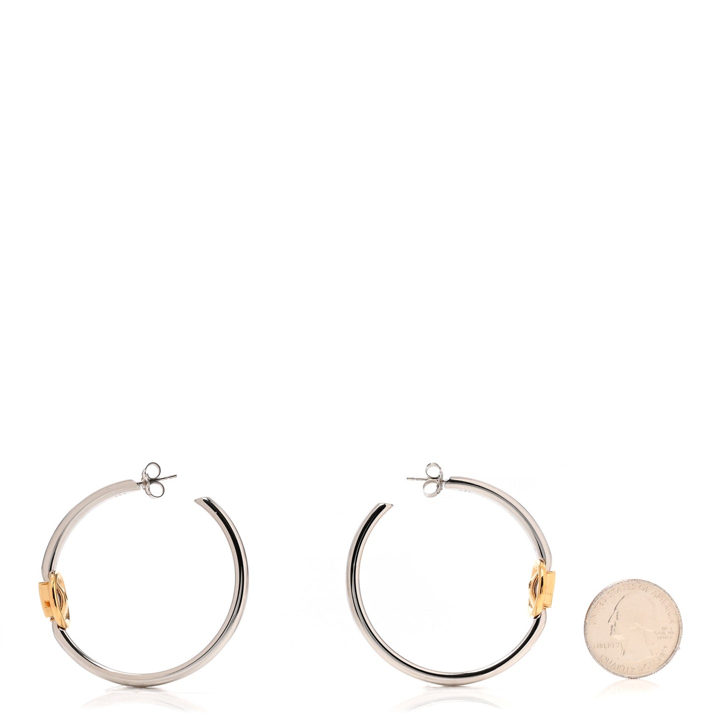 My LV Hoop Earrings Silver