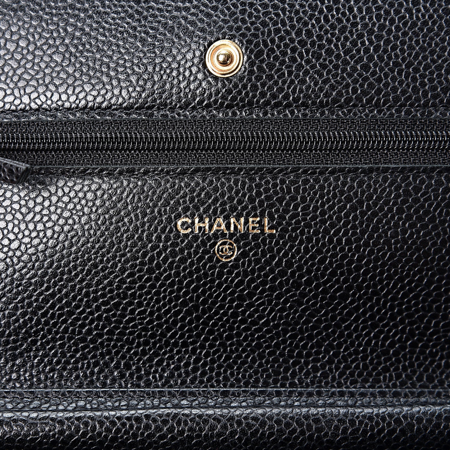 Chanel Caviar Quilted Wallet On Chain WOC Black 7 of 9