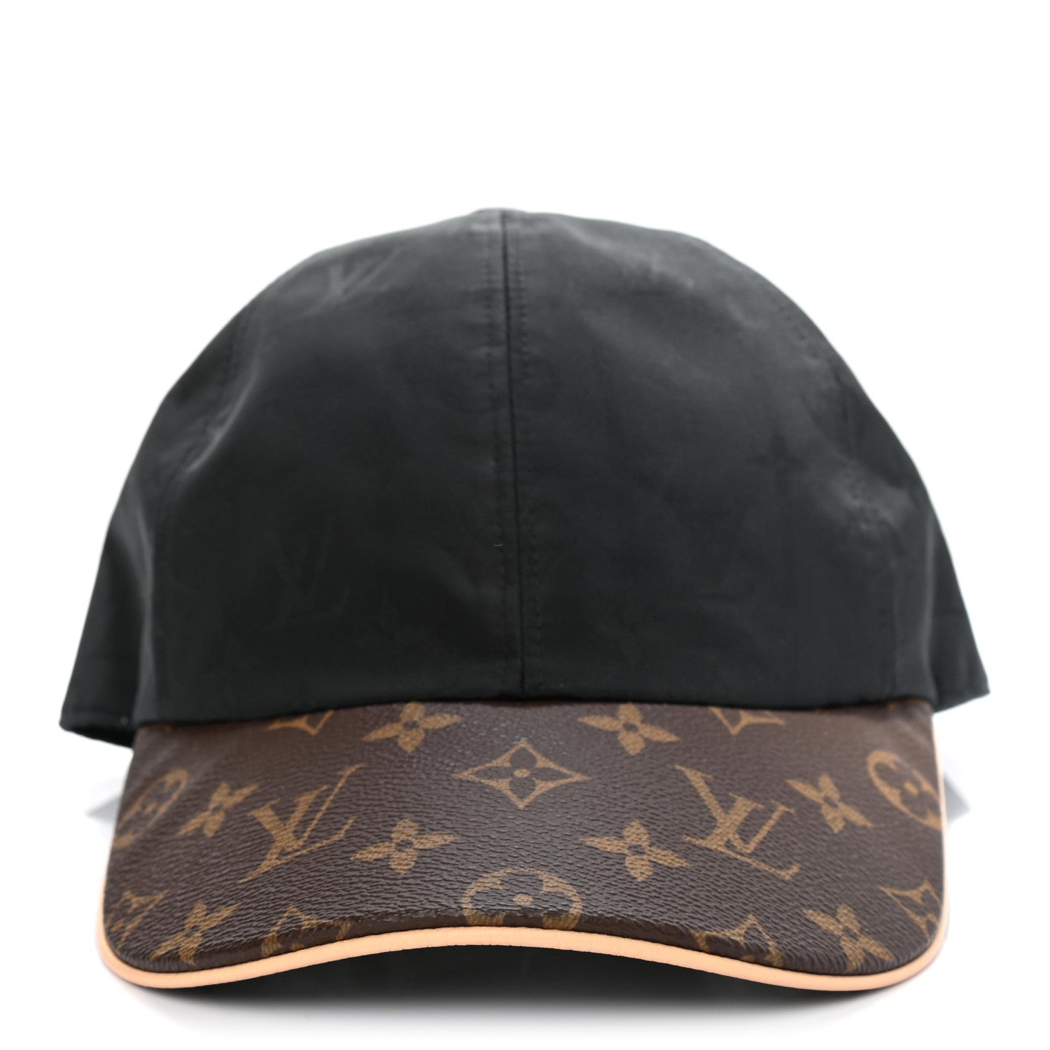 Louis Vuitton Polyester Silk Monogram LV Get Ready Cap M Black 2 of 5