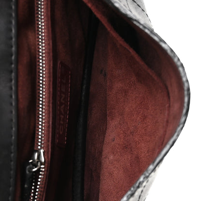 Chanel Calfskin Stitched Medium CC Sellier Flap Black 5 of 13