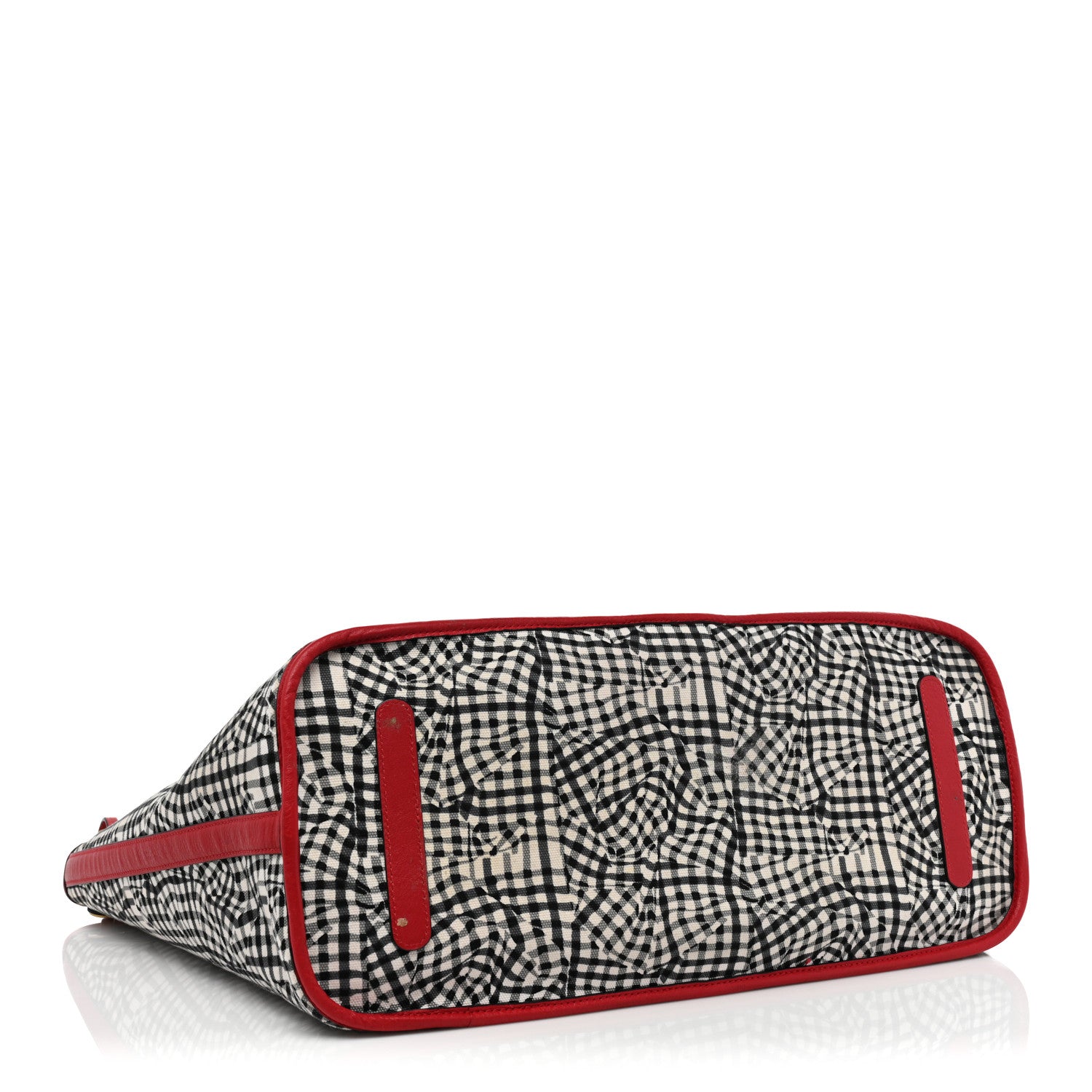 MCM Visetos Large Liz Reversible Shopper Tote Ruby Red 7 of 31