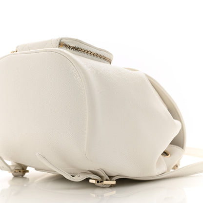 Chanel Caviar Quilted Business Affinity Backpack White 10 of 14
