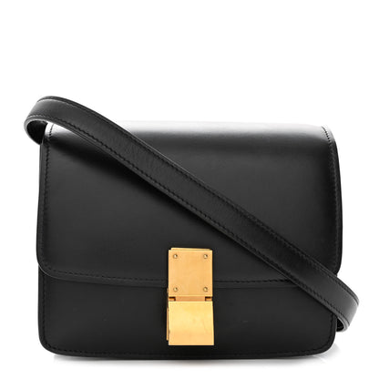 Celine Box Calfskin Small Classic Box Flap Bag Black 1 of 15