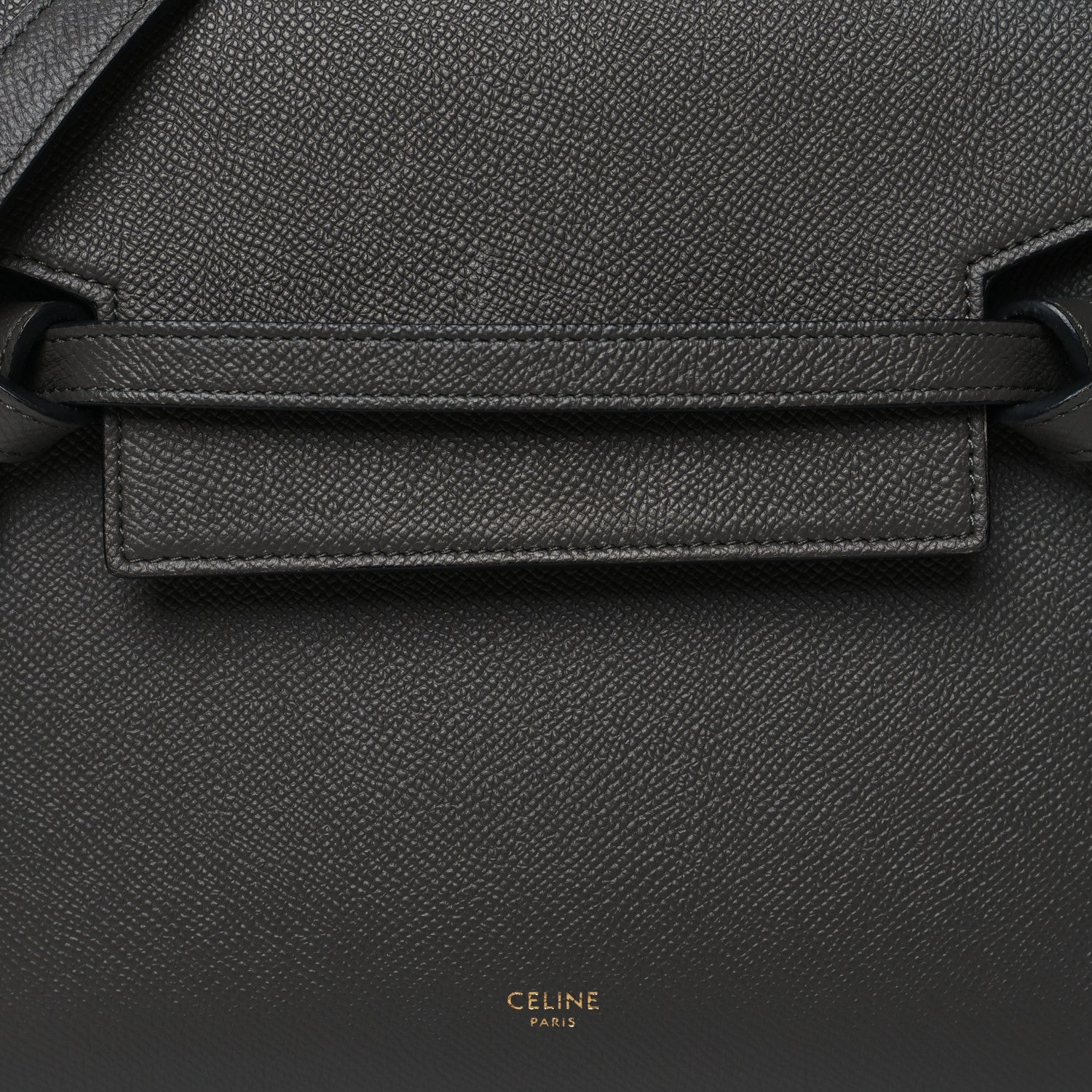 Celine Grained Calfskin Micro Belt Bag Grey 7 of 10