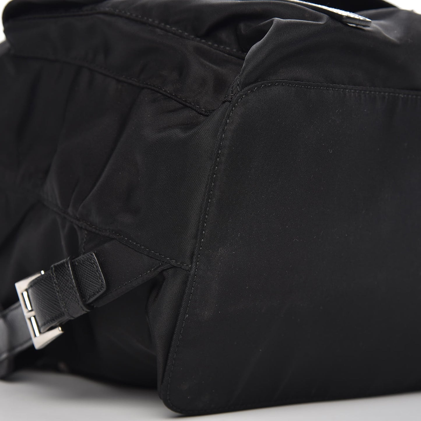 Tessuto Nylon Saffiano Robot Backpack Black