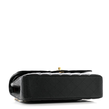 Chanel Caviar Quilted Medium Double Flap Black 4 of 10