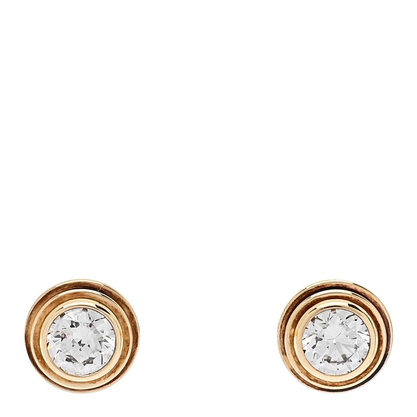 18K Yellow Gold Diamond XS D'Amour Earrings