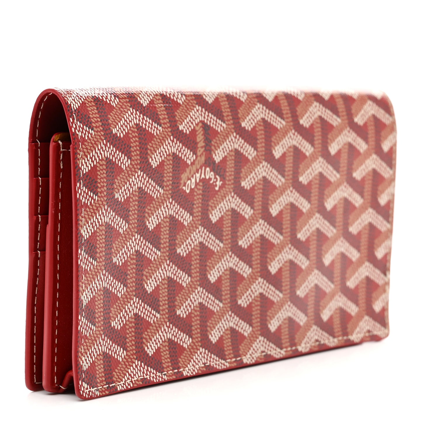 Goyardine Richelieu Wallet Red