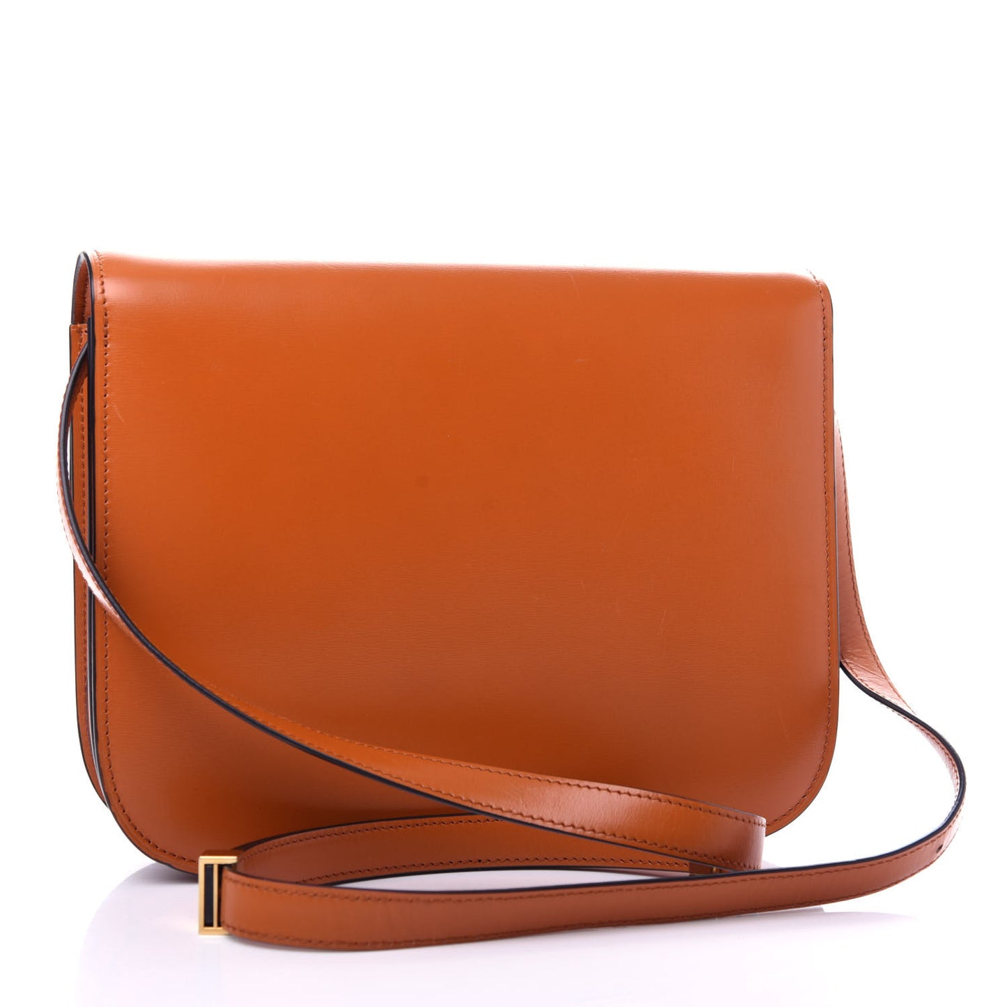 Box Calfskin Medium Classic Box Flap Bag Chestnut