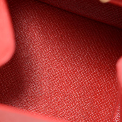 Louis Vuitton Epi Porte-Monnaie Boite Coin Purse Red 8 of 9