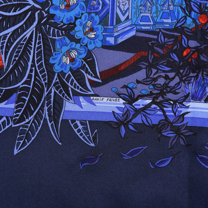 Hermes Silk Jardins D’hiver Scarf 90 5 of 5