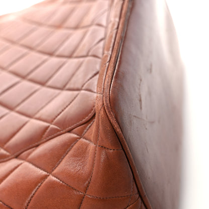 Chanel Lambskin Quilted Medallion Tote Brown 10 of 26