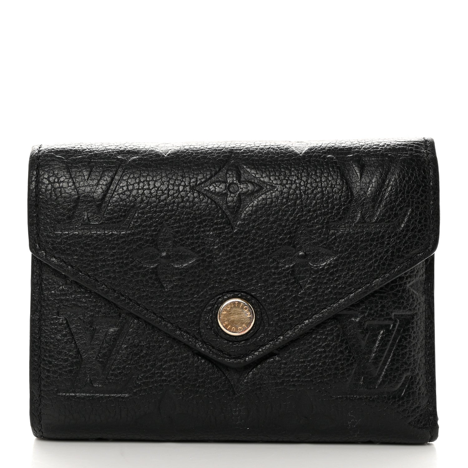 Louis Vuitton Empreinte Victorine Wallet Black 1 of 15