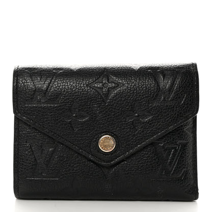 Louis Vuitton Empreinte Victorine Wallet Black 1 of 15