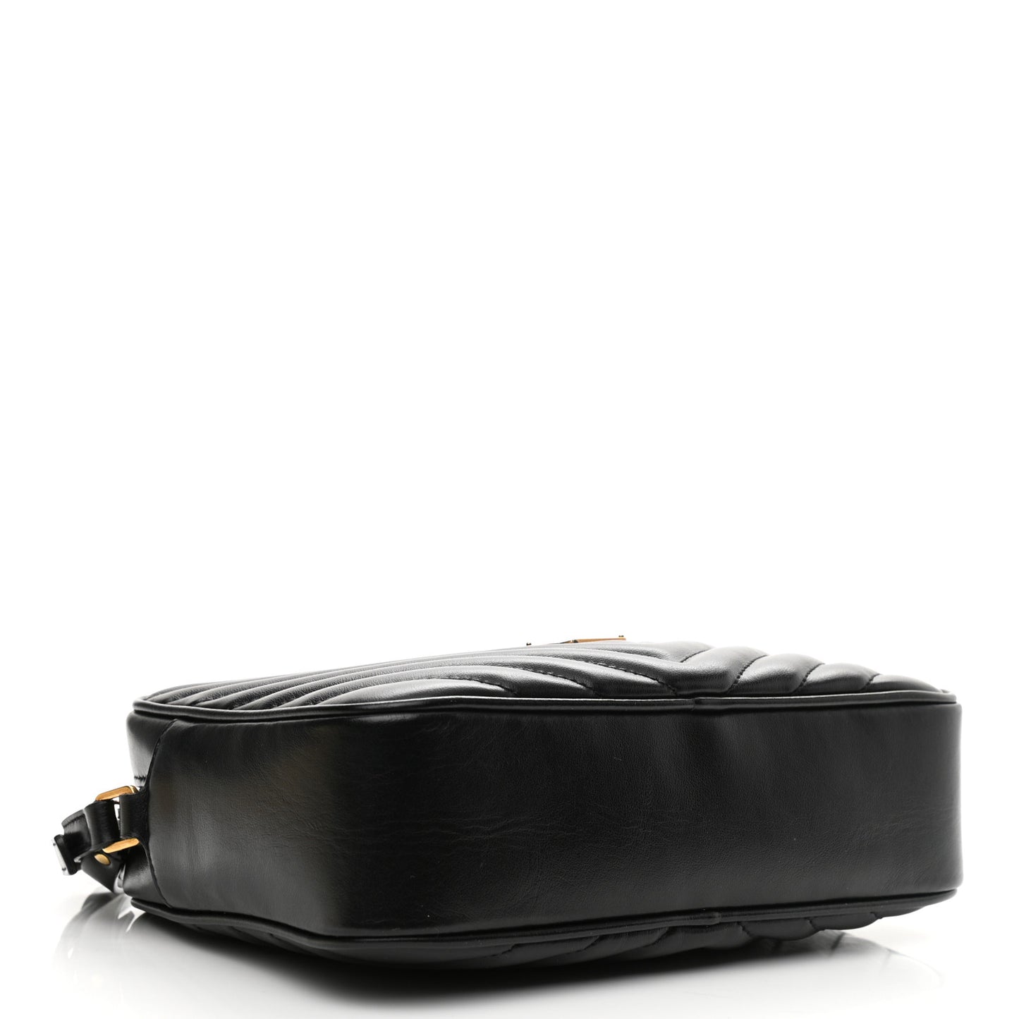 Calfskin Matelasse Monogram Lou Camera Bag Black