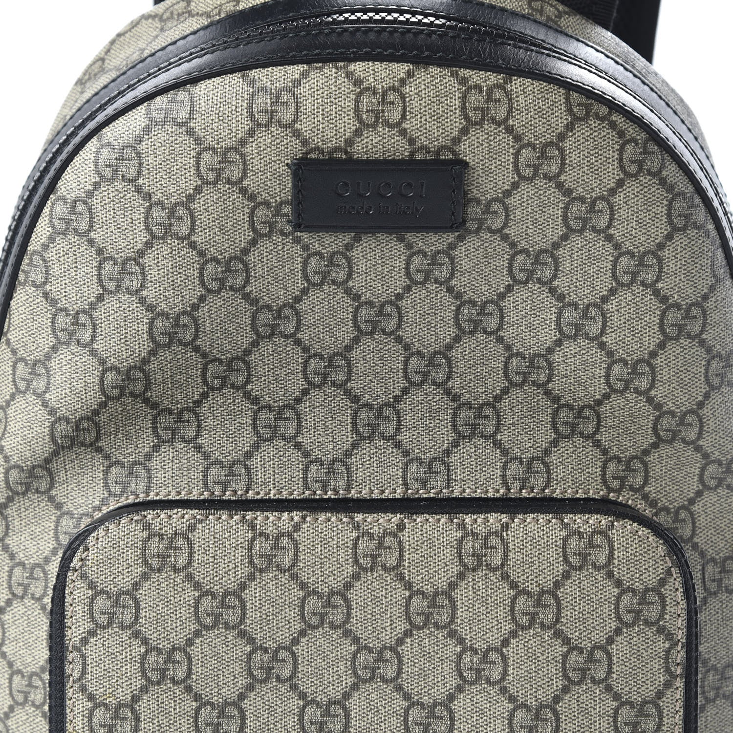 Gucci GG Supreme Monogram Small Eden Day Backpack Black 9 of 9
