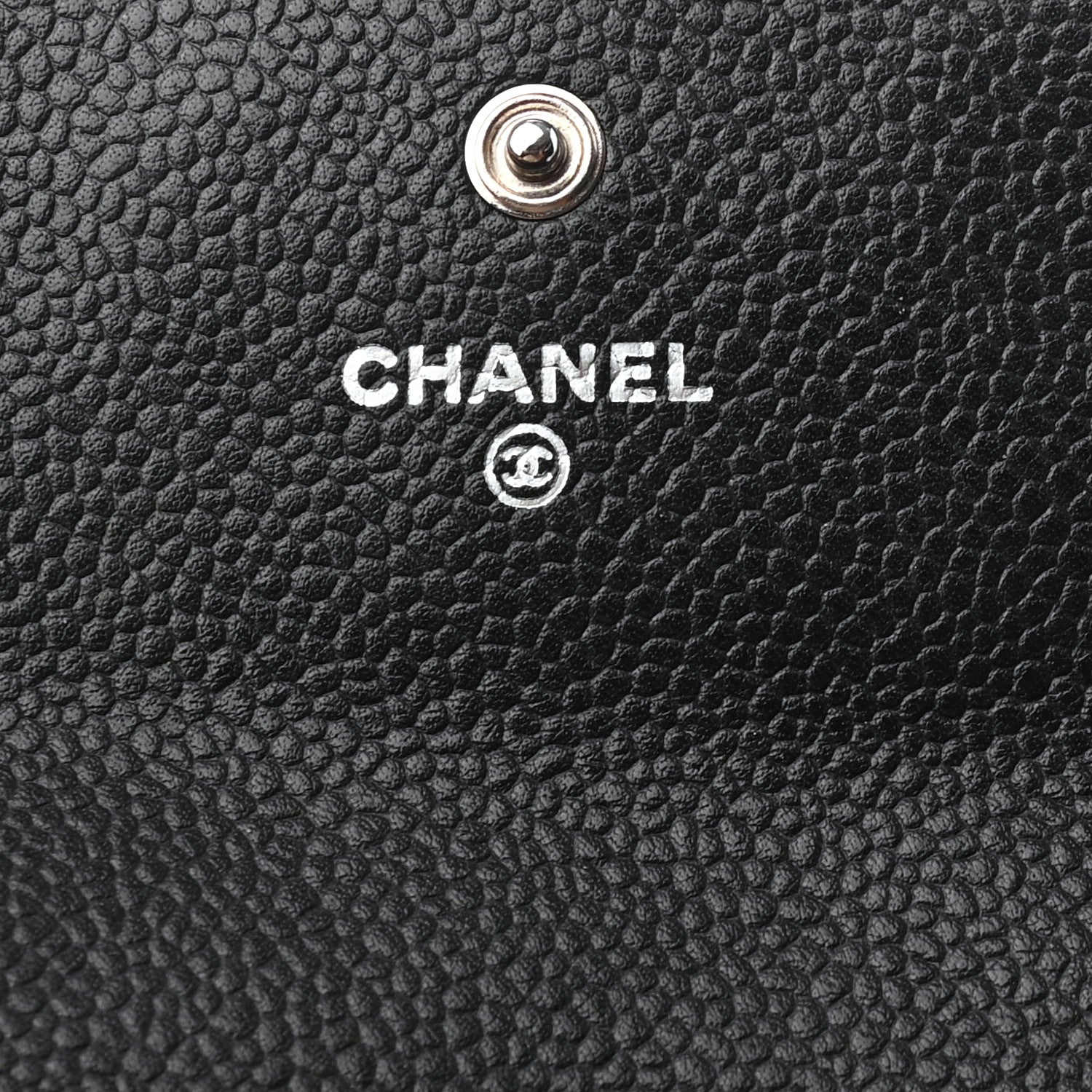 Chanel Caviar Quilted Large Gusset Flap Wallet Black 6 of 8