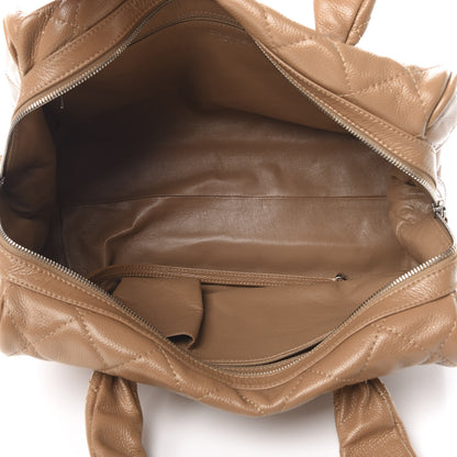 Chanel Caviar Quilted CC Timeless Bowler Dark Beige 5 of 11