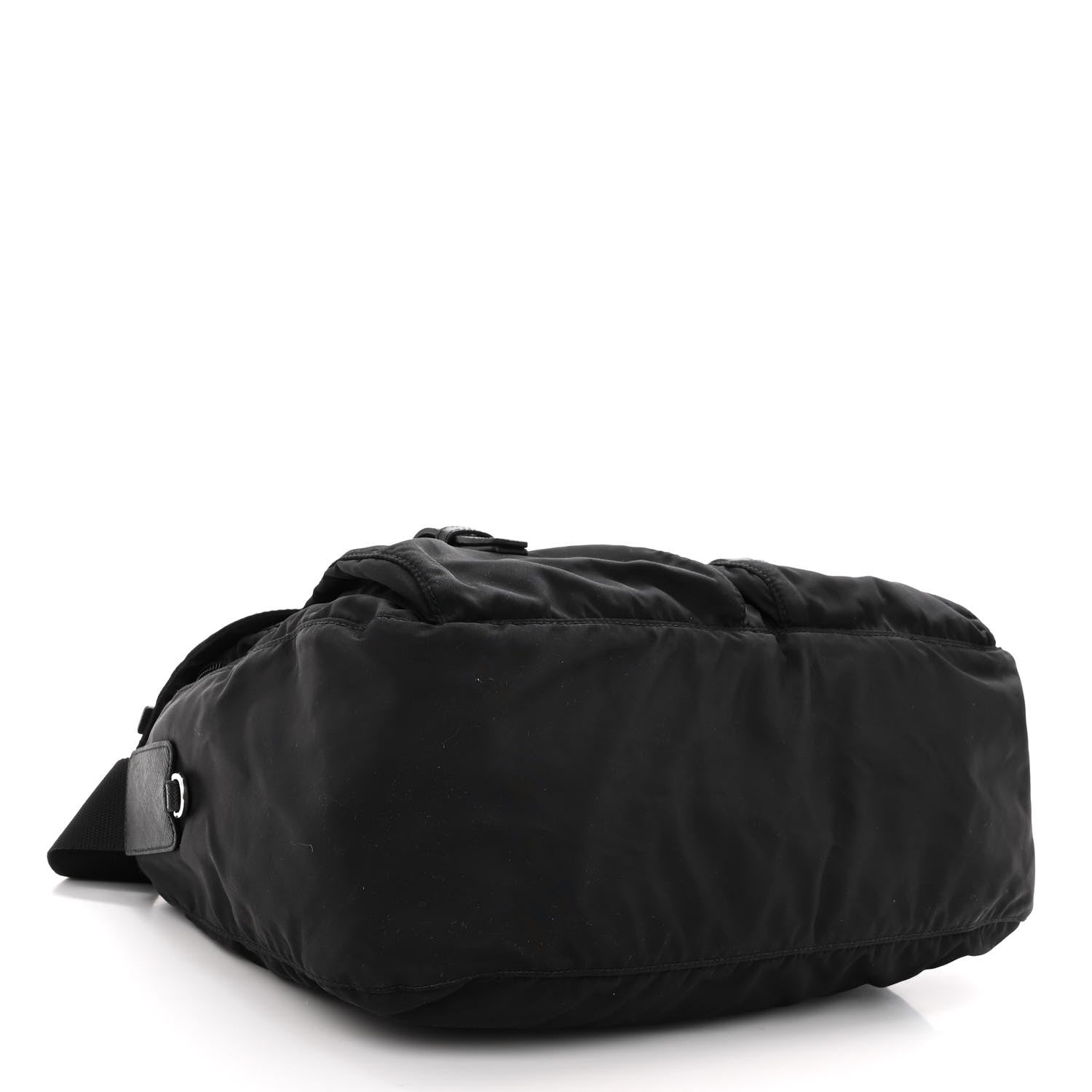 Prada Nylon Vela Messenger Bag Black 4 of 9