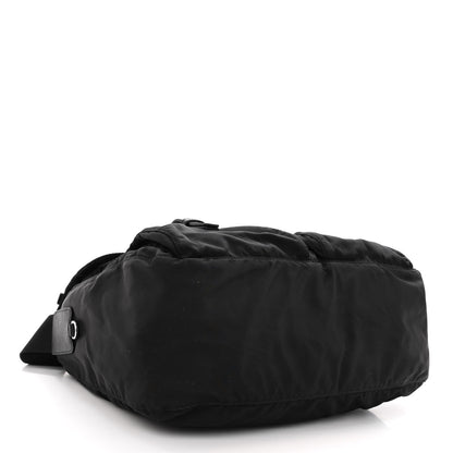 Prada Nylon Vela Messenger Bag Black 4 of 9