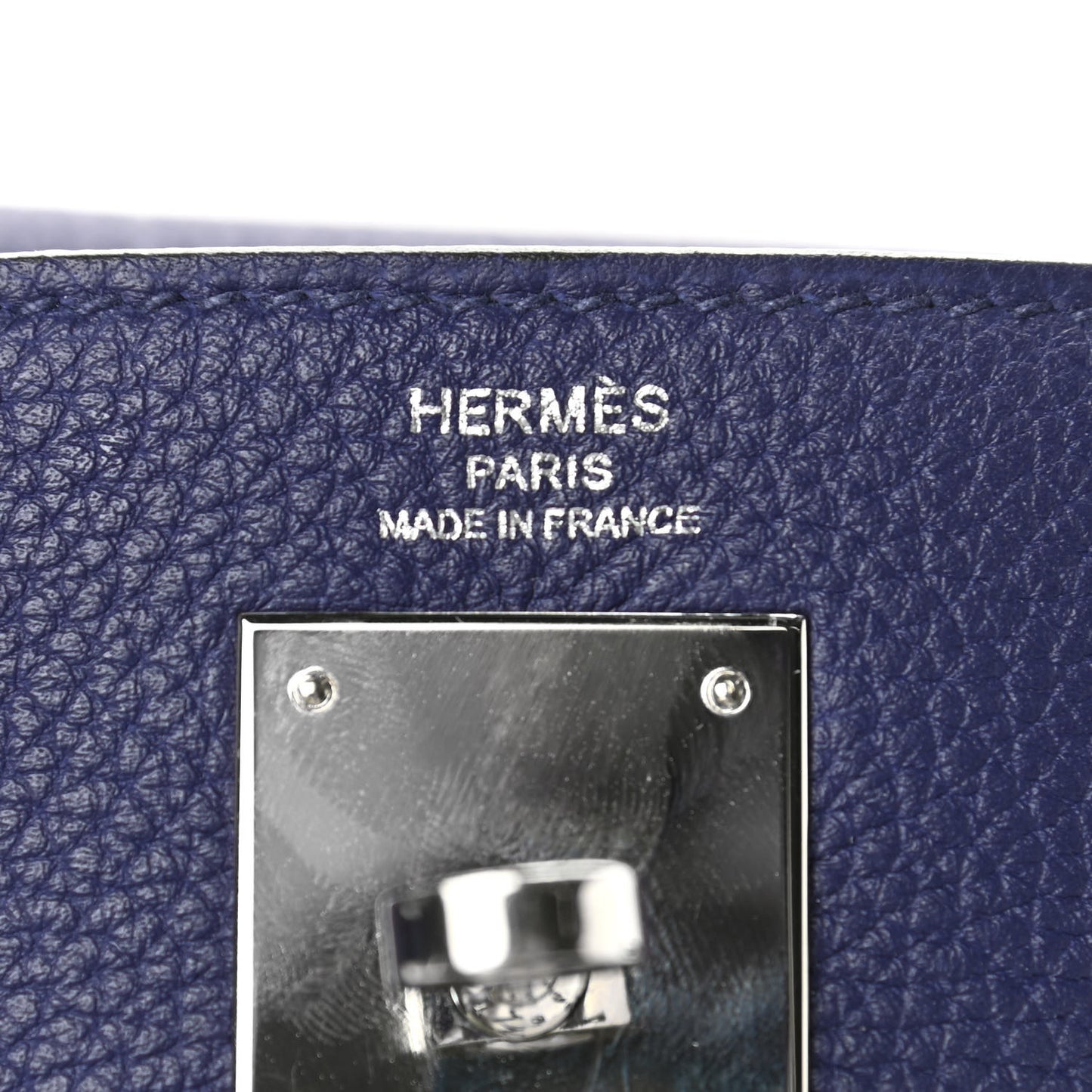 Togo Kelly Retourne 28 Bleu Encre
