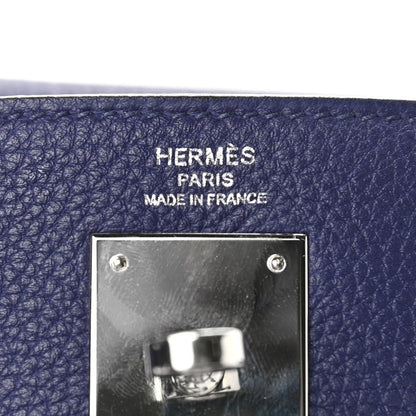 Hermes Togo Kelly Retourne 28 Bleu Encre 5 of 12